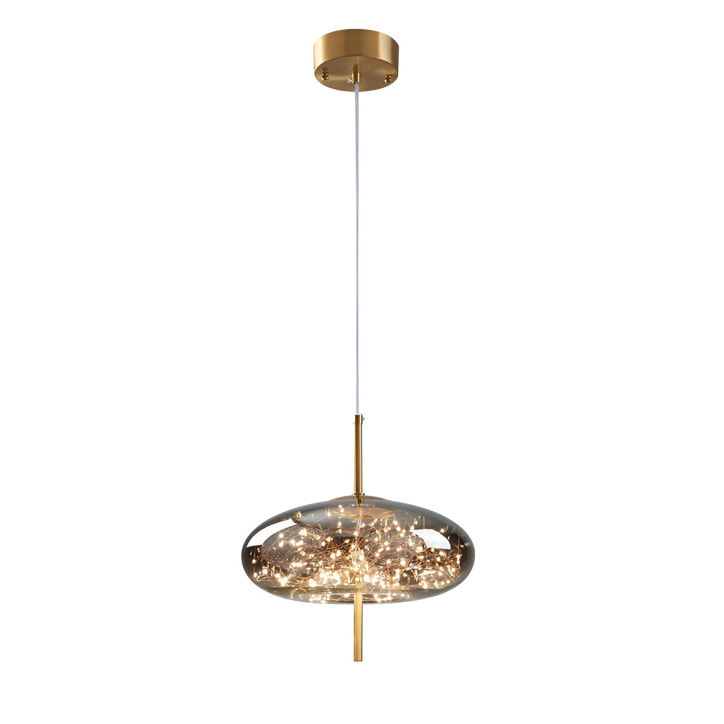 Elegant Glass Modern Pendant Light