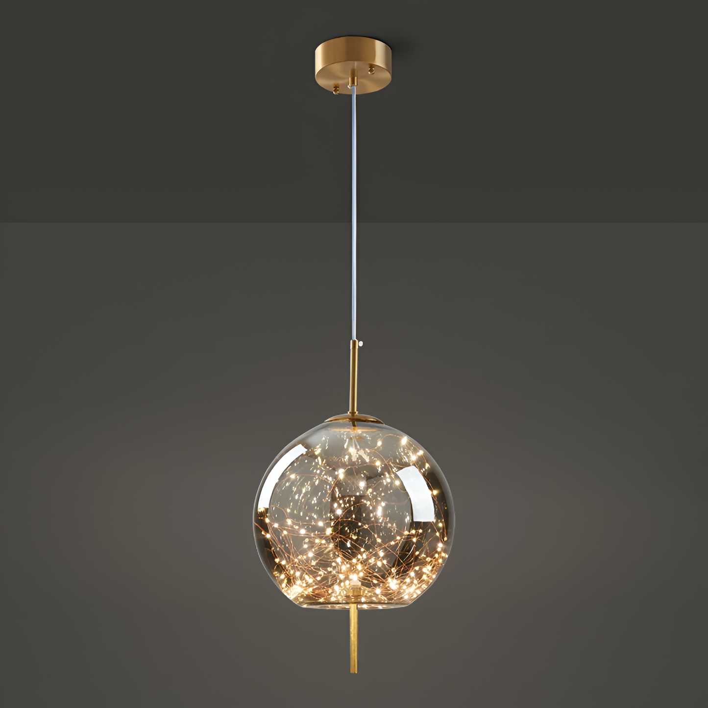 Elegant Glass Modern Pendant Light