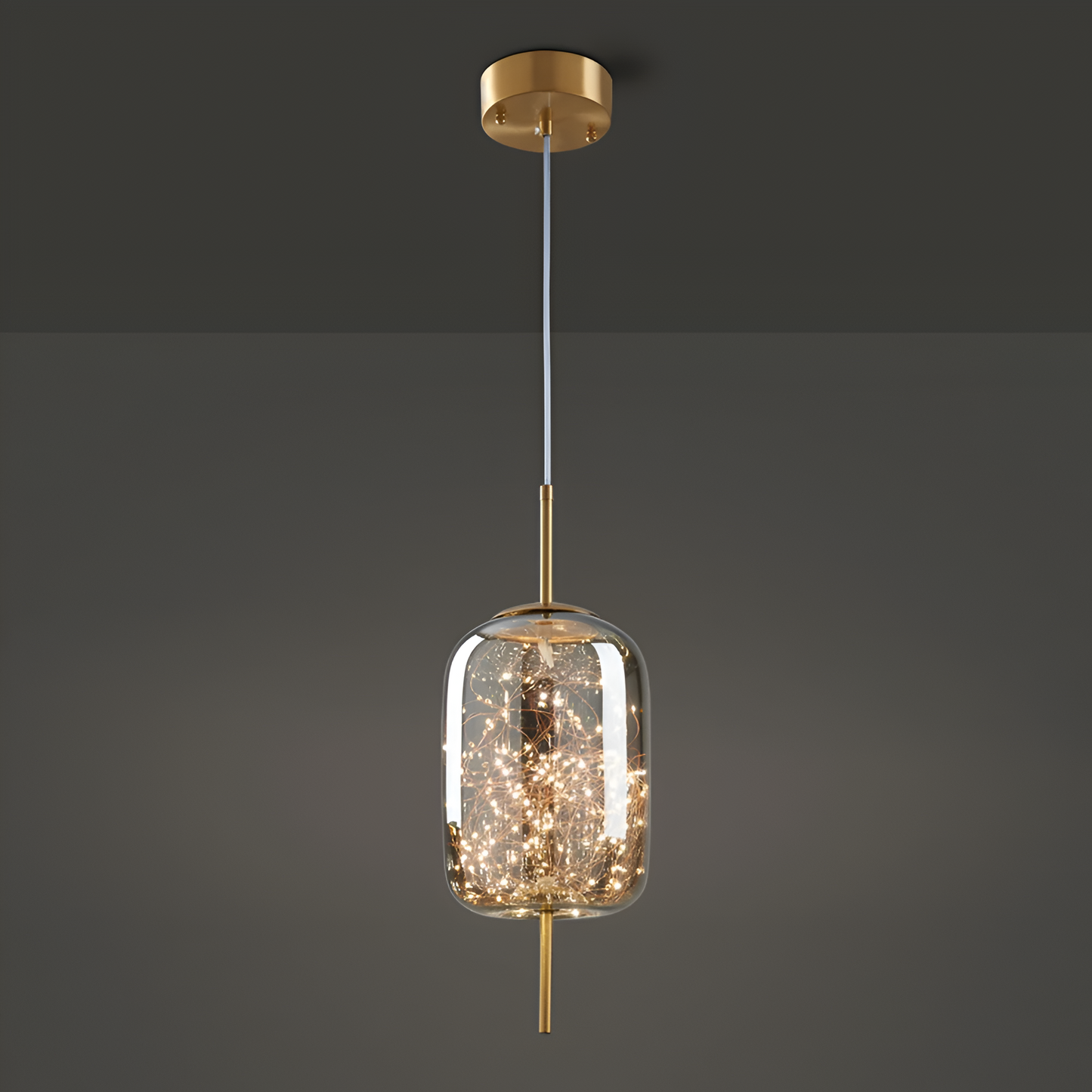Elegant Glass Modern Pendant Light