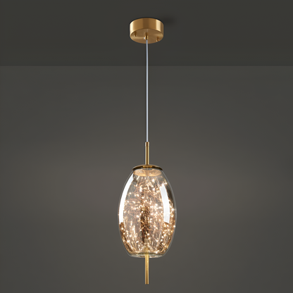 Elegant Glass Modern Pendant Light