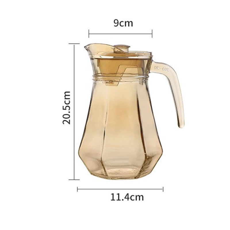 Warm Amber Glass Tumbler Cups