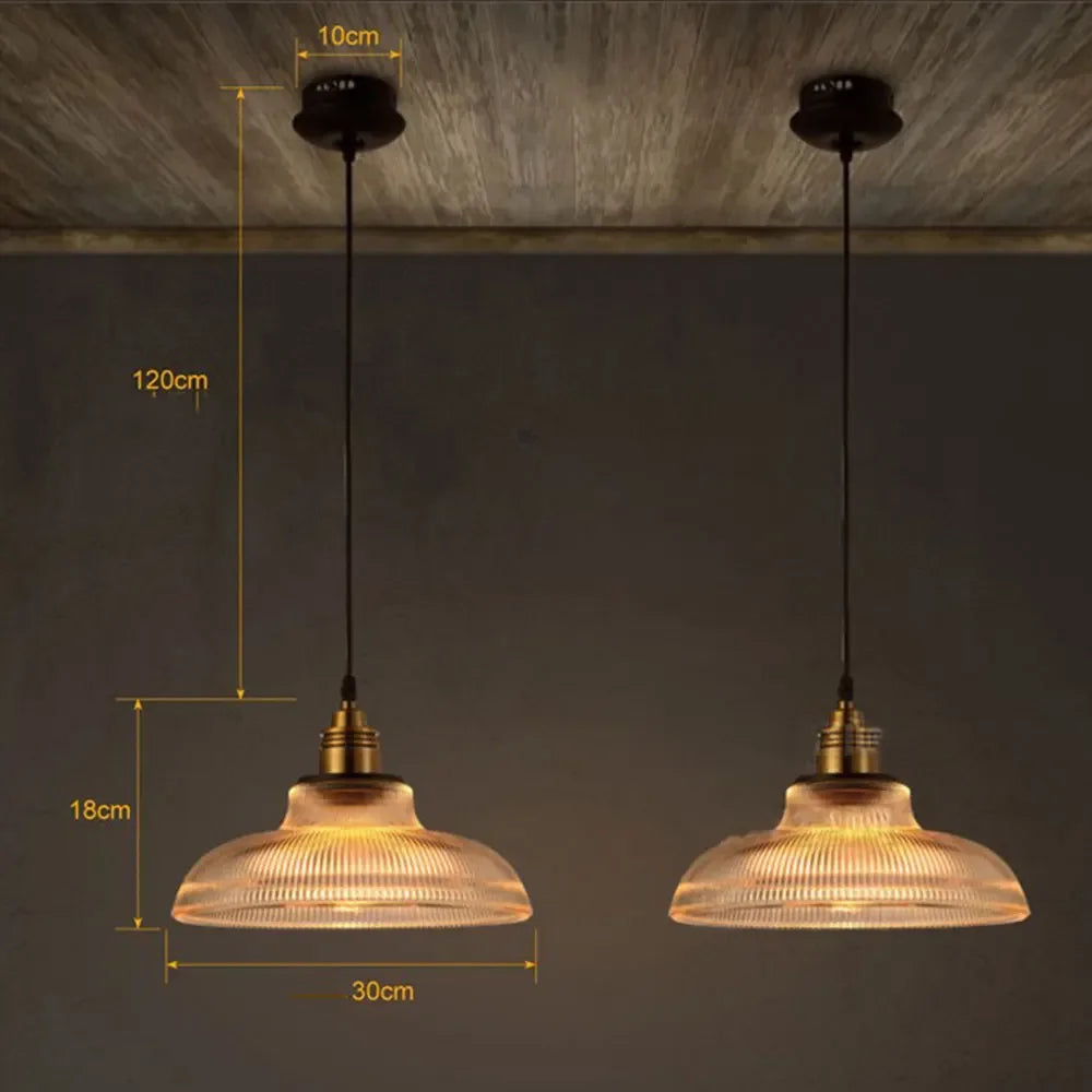 Classic Glass Pendant Light Fixture
