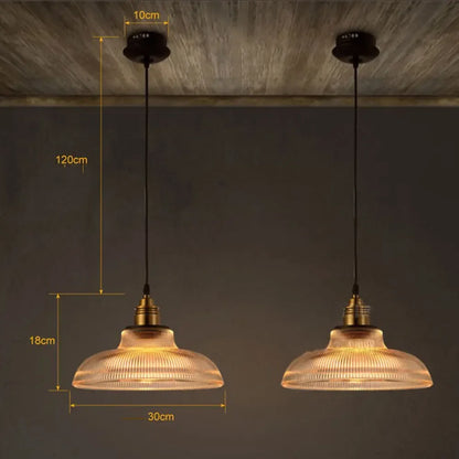 Classic Glass Pendant Light Fixture