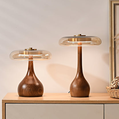 Stylish Wooden LED Desk Lamp