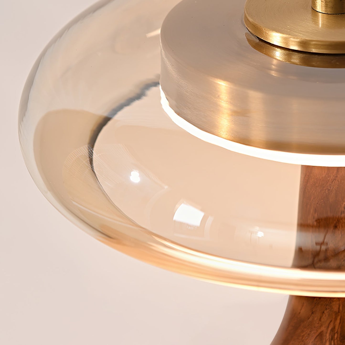 Stylish Wooden LED Desk Lamp