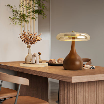 Stylish Wooden LED Desk Lamp