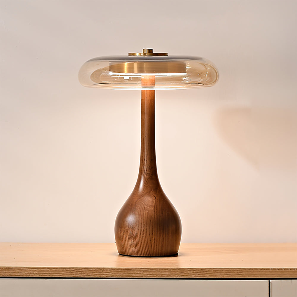 Stylish Wooden LED Desk Lamp