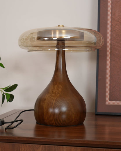 Stylish Wooden LED Desk Lamp
