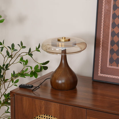 Stylish Wooden LED Desk Lamp
