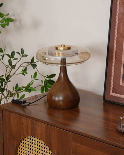 Stylish Wooden LED Desk Lamp