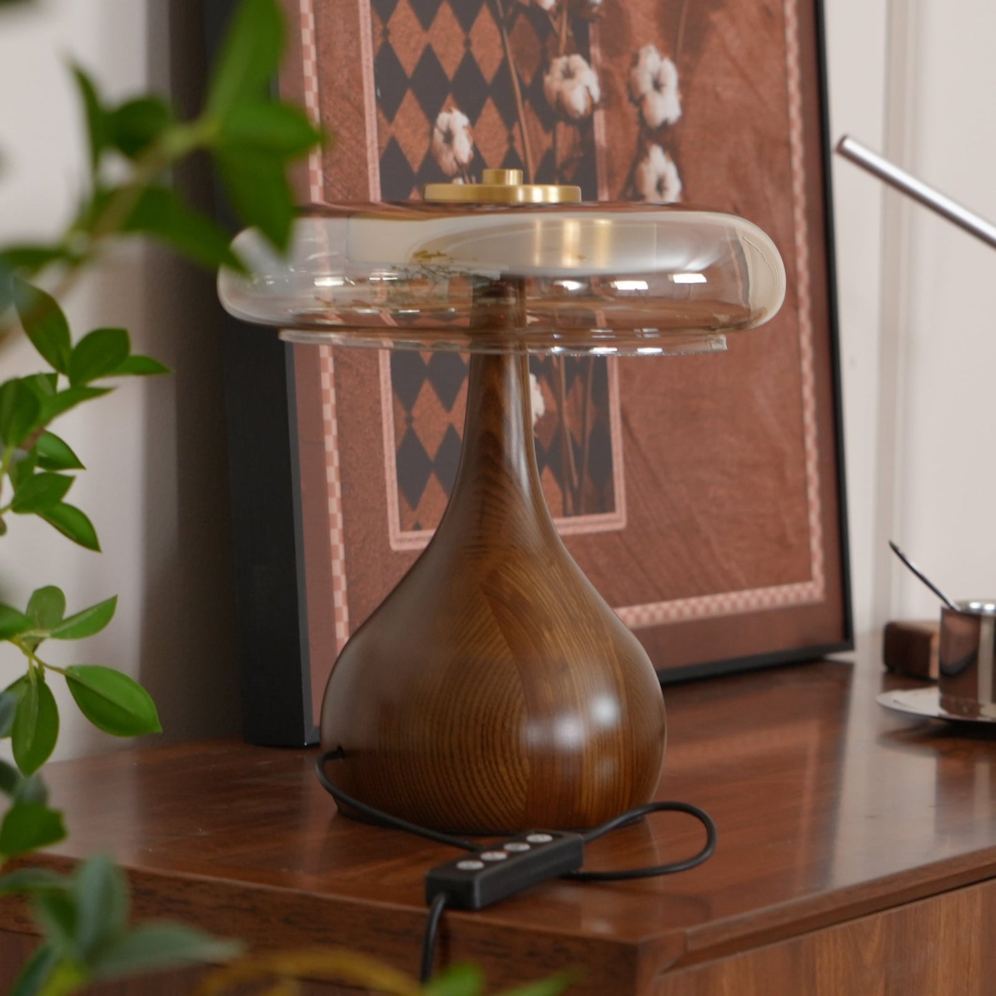 Stylish Wooden LED Desk Lamp