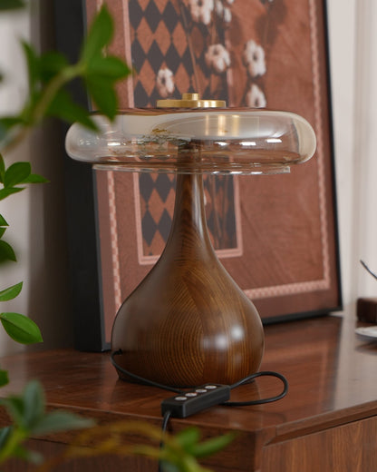 Stylish Wooden LED Desk Lamp