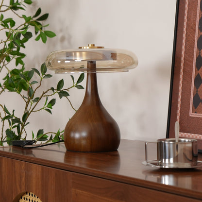 Stylish Wooden LED Desk Lamp