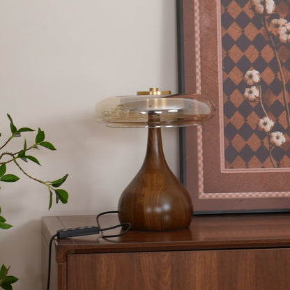 Stylish Wooden LED Desk Lamp