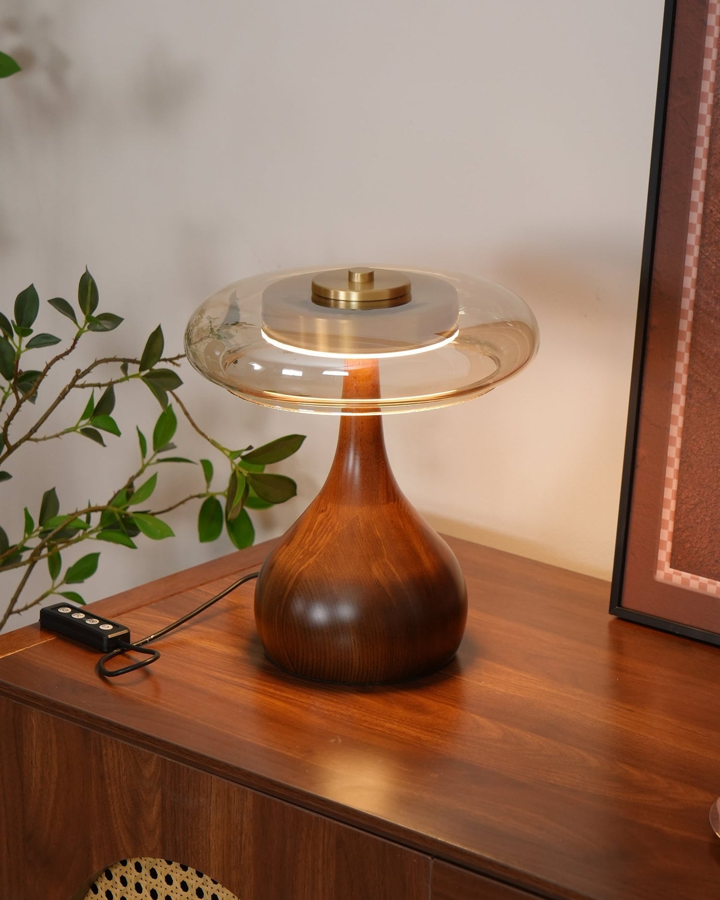 Stylish Wooden LED Desk Lamp