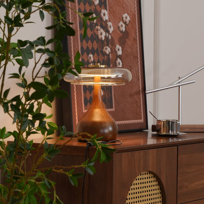 Stylish Wooden LED Desk Lamp