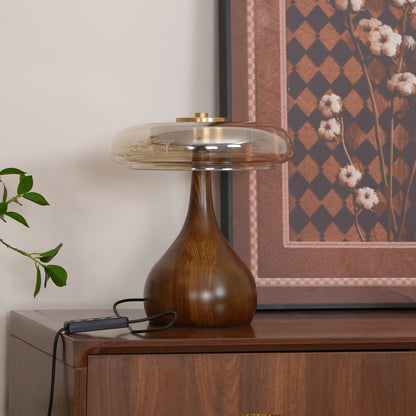 Stylish Wooden LED Desk Lamp