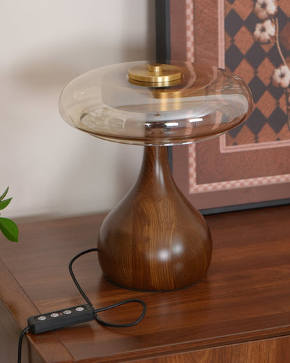 Stylish Wooden LED Desk Lamp