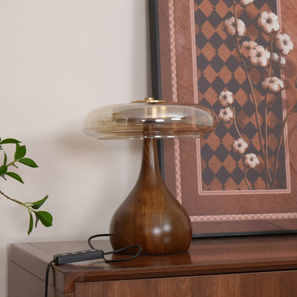 Stylish Wooden LED Desk Lamp