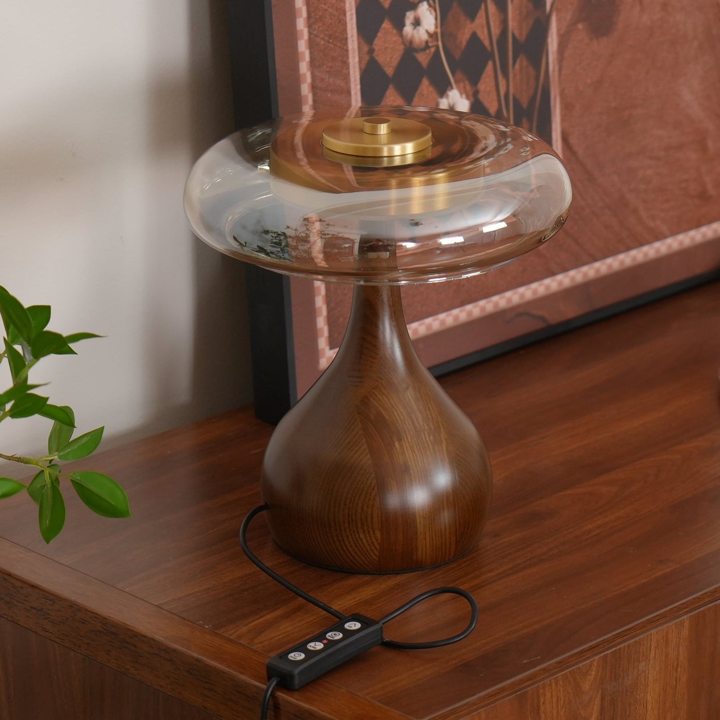 Stylish Wooden LED Desk Lamp