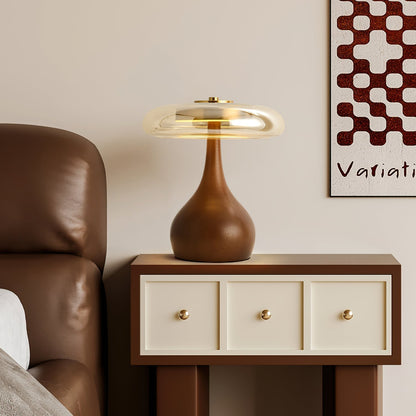 Stylish Wooden LED Desk Lamp