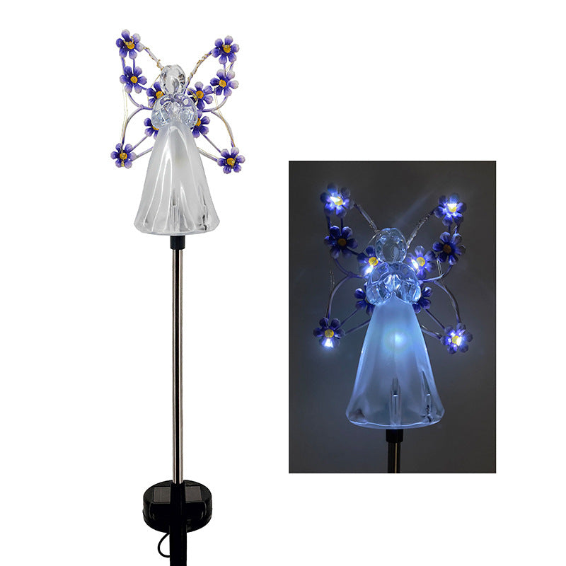 Calming Solar LED Angel Table Lamp
