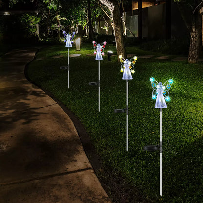 Calming Solar LED Angel Table Lamp