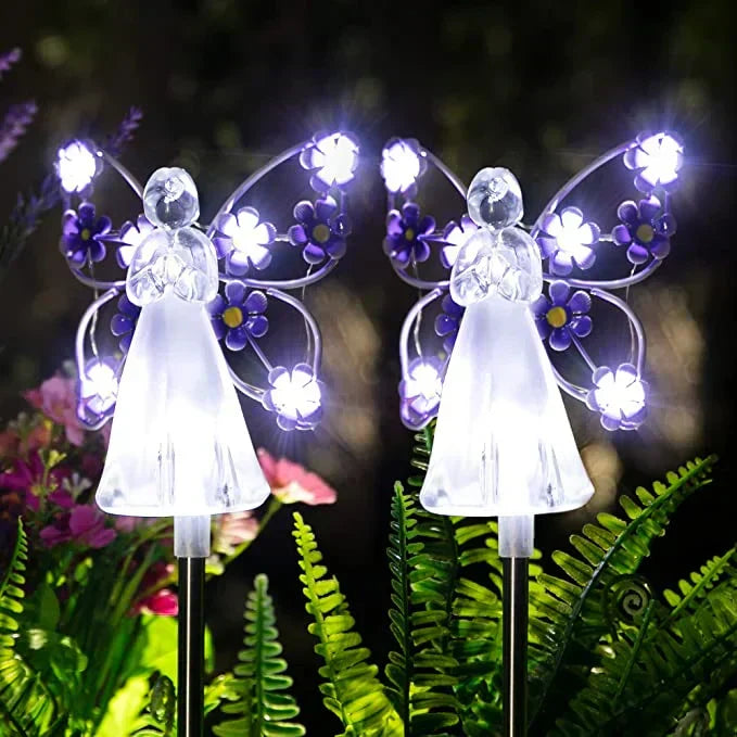 Calming Solar LED Angel Table Lamp