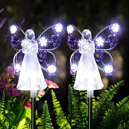 Calming Solar LED Angel Table Lamp