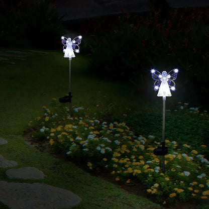 Calming Solar LED Angel Table Lamp
