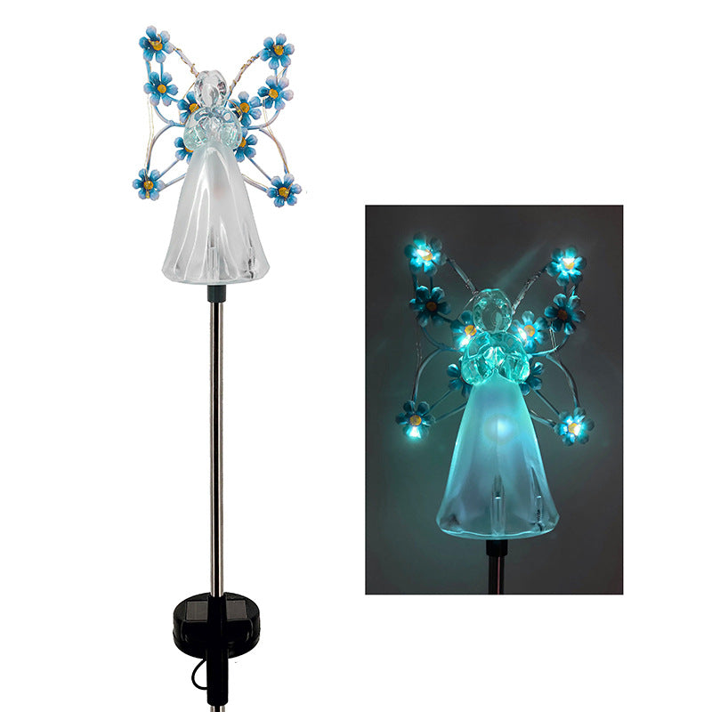 Calming Solar LED Angel Table Lamp