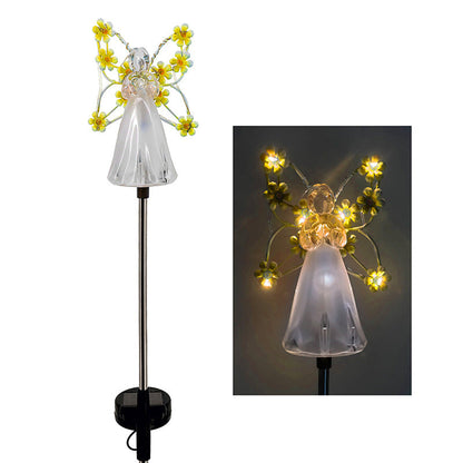 Calming Solar LED Angel Table Lamp