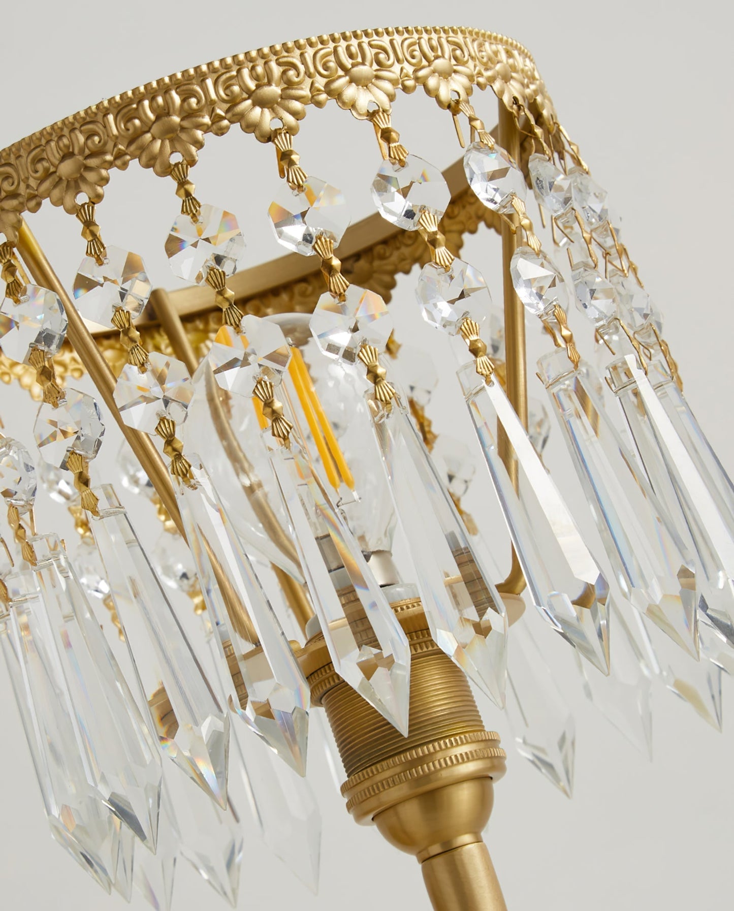 Stunning Glass Desk Lamp