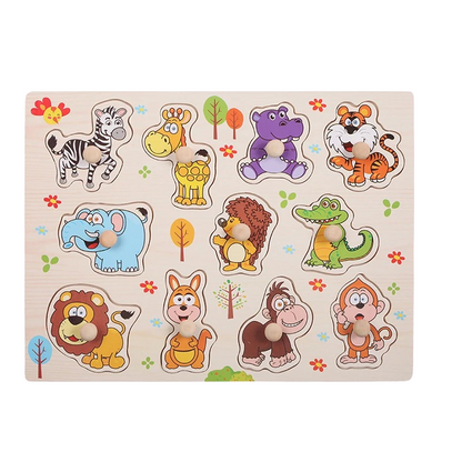 Colorful Wooden Jigsaw Puzzle