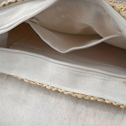 Natural Fiber Beach Tote - Perfect Summer Shopper Bag