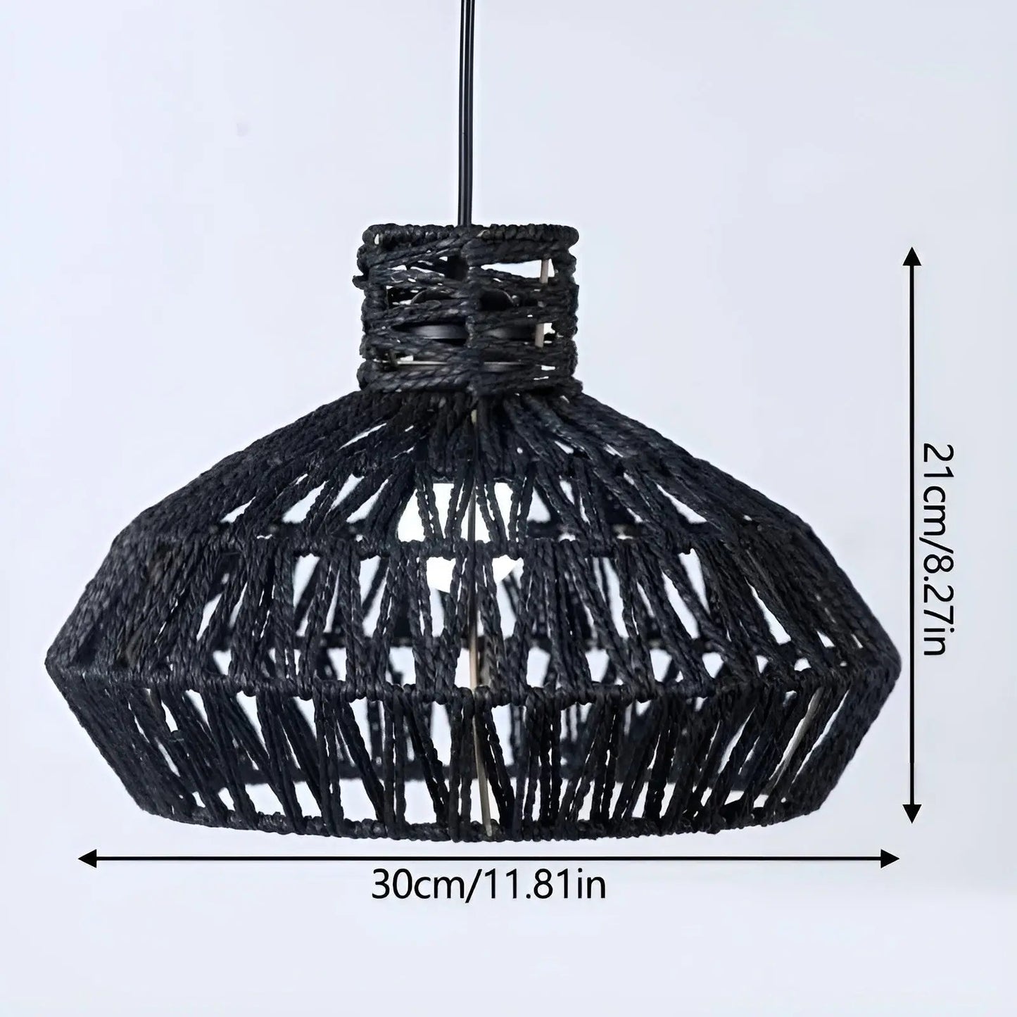 Classic Woven Rattan Pendant Light