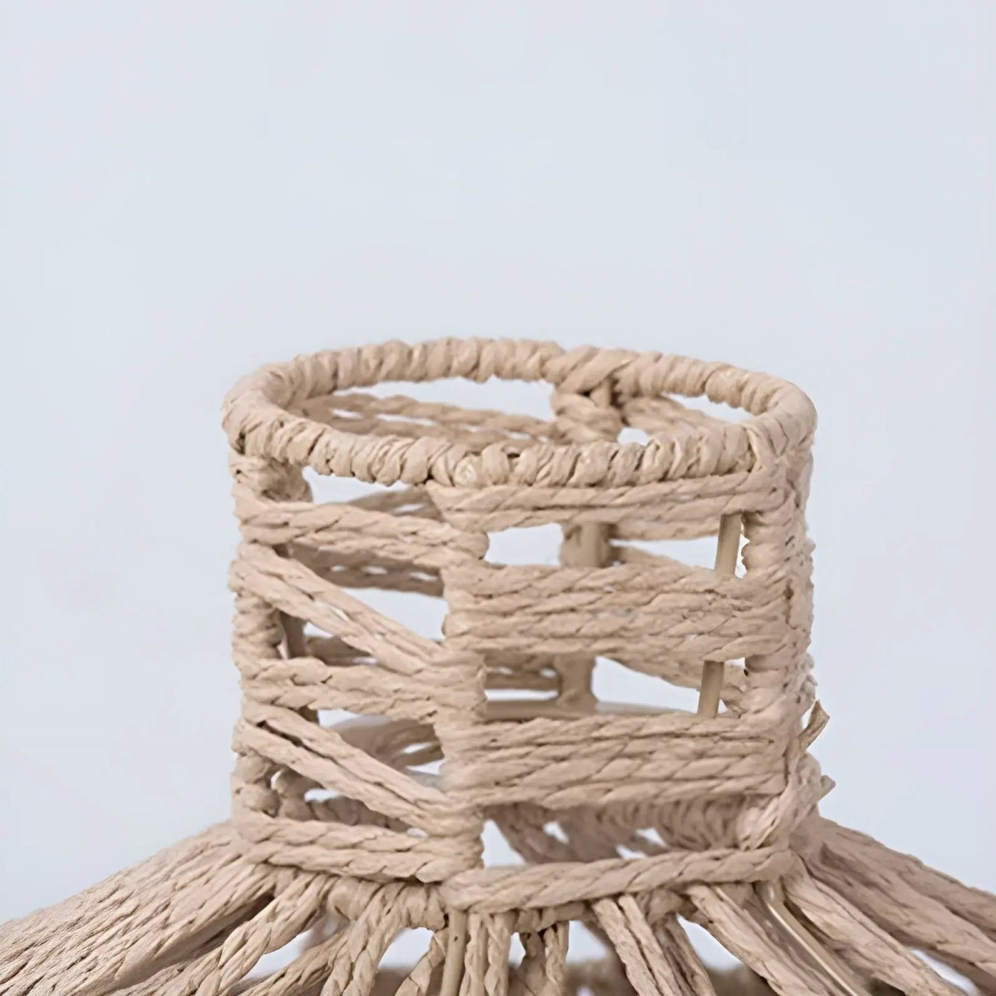 Classic Woven Rattan Pendant Light