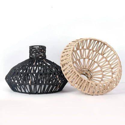 Classic Woven Rattan Pendant Light