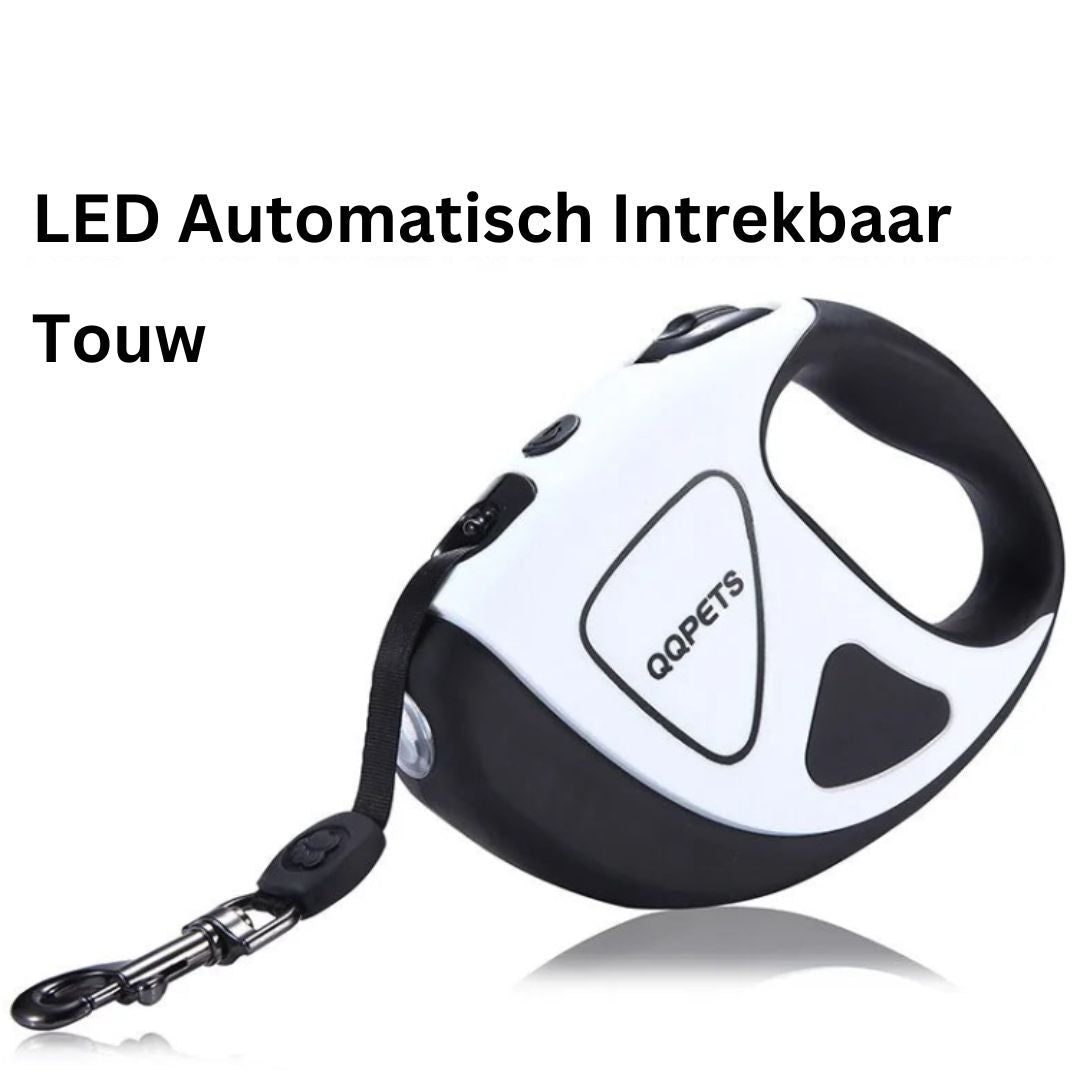 Comfortable LED Retractable Dog Leash with Soft Grip
