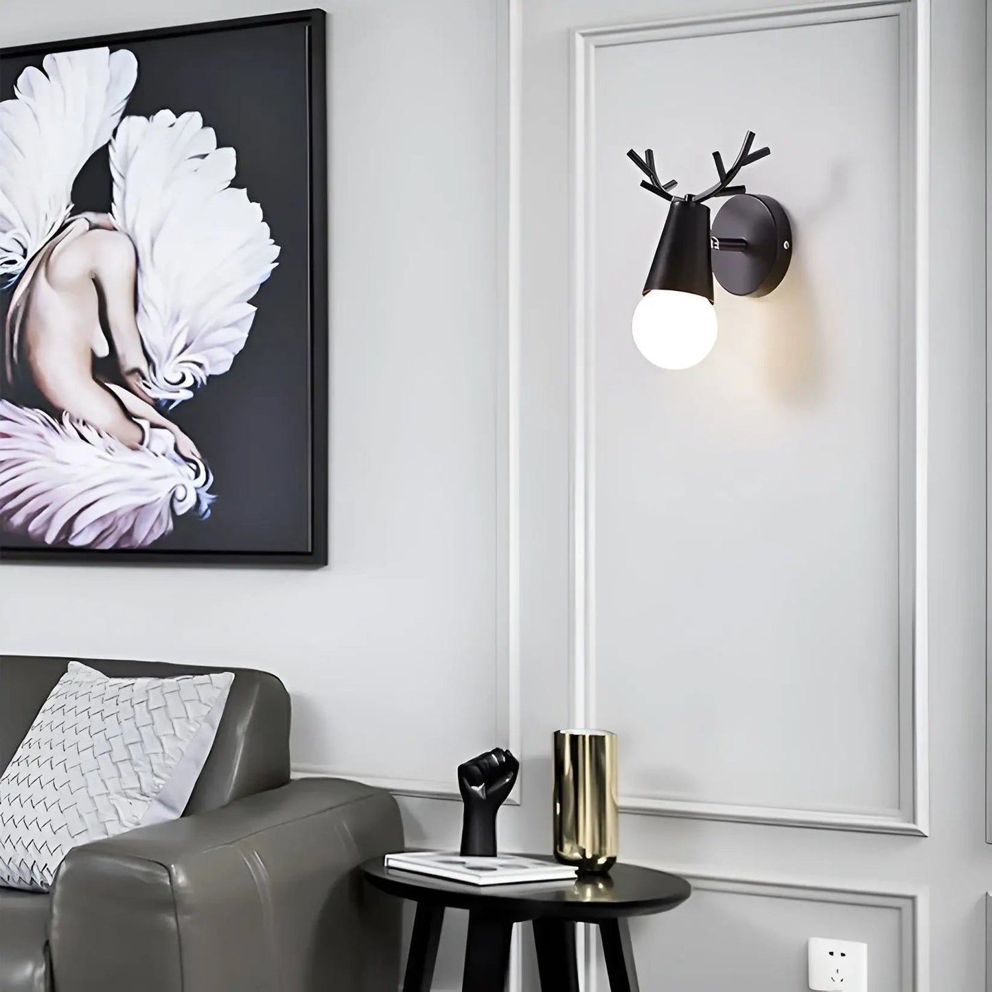 Modern Antler LED Wall Light – Slim & Energy Saving