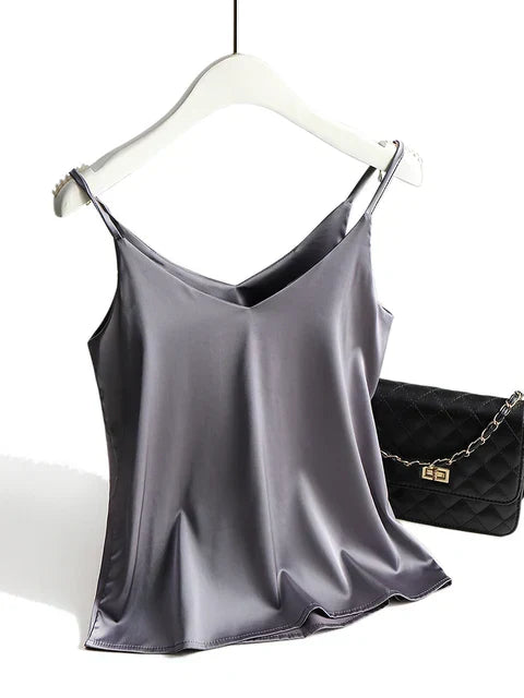 Soft Satin Tank Top for Ladies
