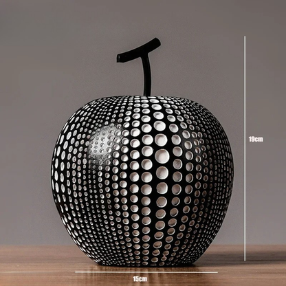 Cute Polka Dot Apple Decor Figurine