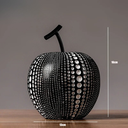 Cute Polka Dot Apple Decor Figurine
