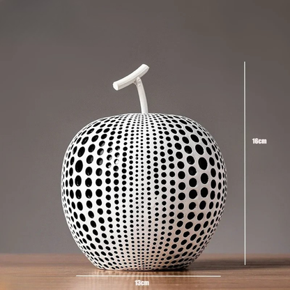 Cute Polka Dot Apple Decor Figurine - Fesara