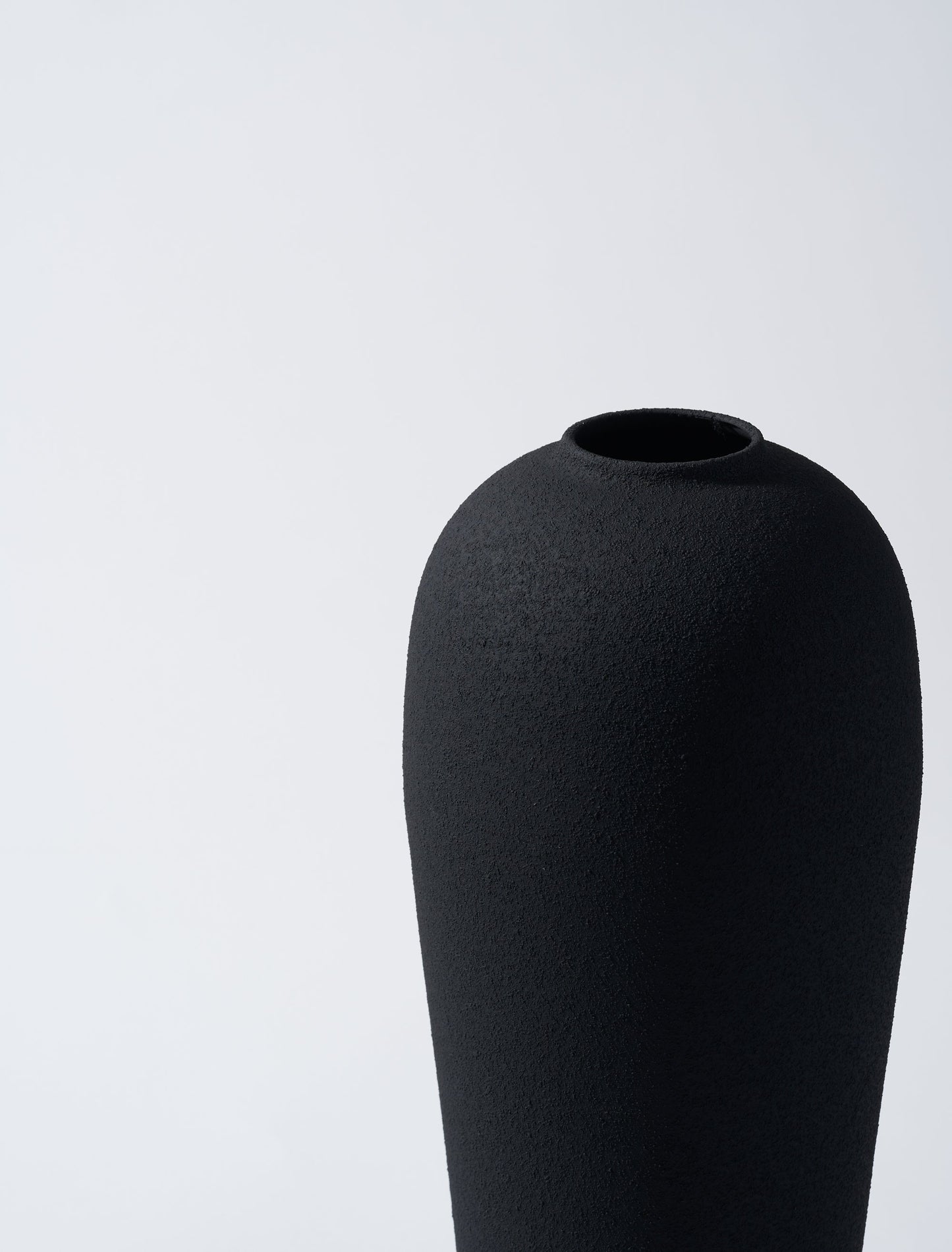Modern Glossy Black Vase