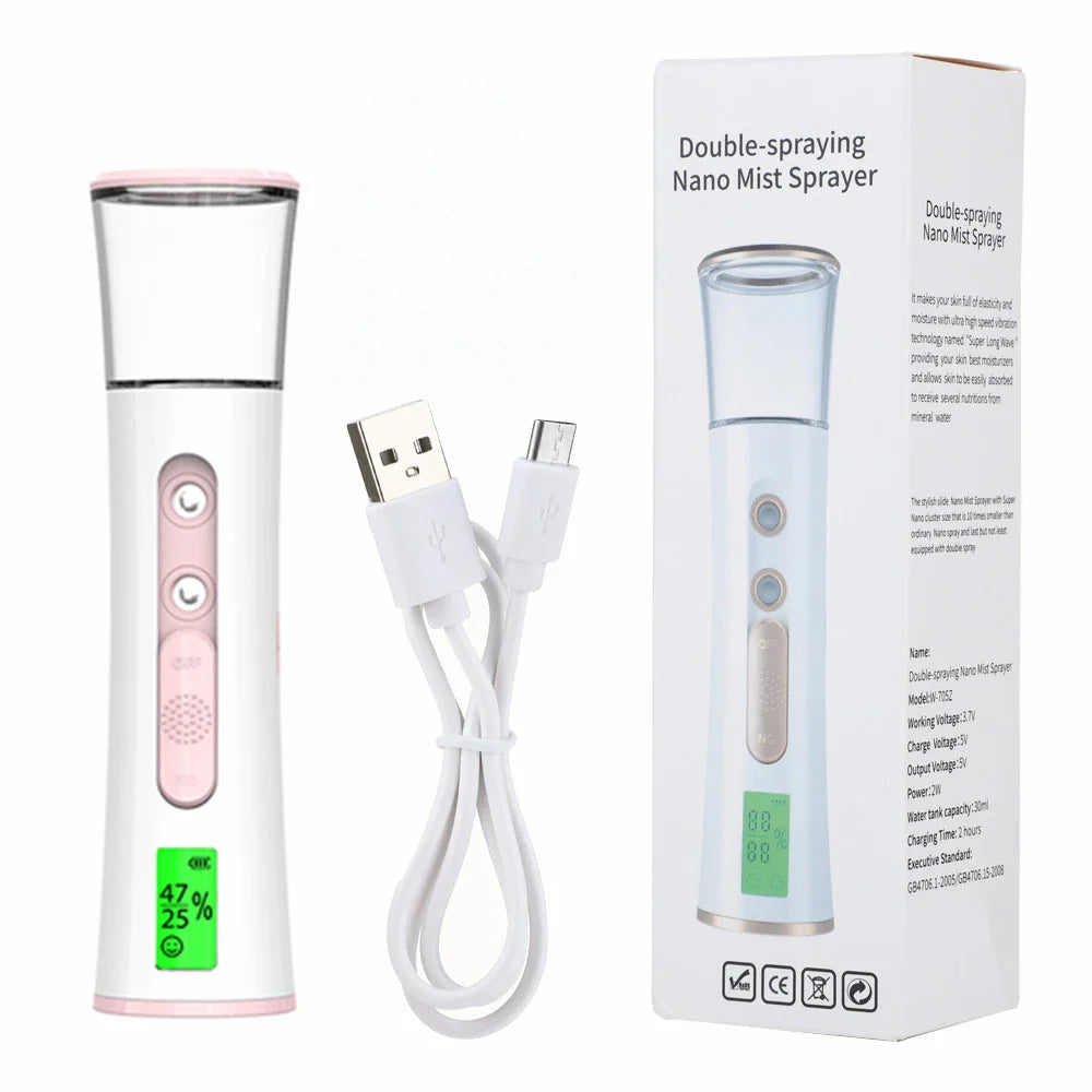 AquaBloom | Mini Facial Mist Sprayer – Portable Hydration for Radiant, Soft Skin 4