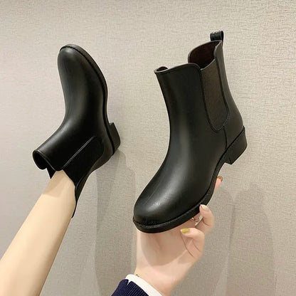 AquaDew | Stylish Comfortable Waterproof Slip-On Rain Boots for Women 3