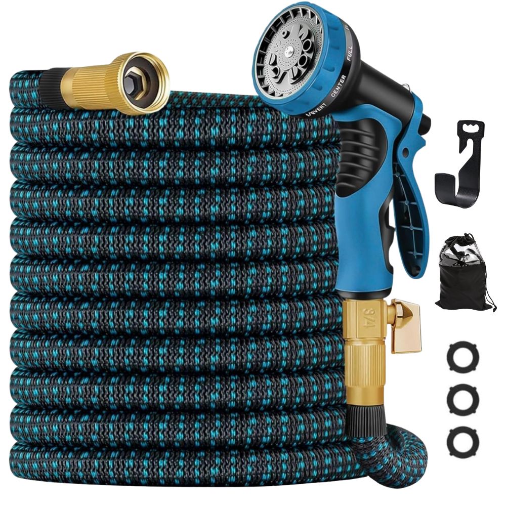 AquaFlex | Lightweight Durable Expandable Garden Hose with Nozzle 3