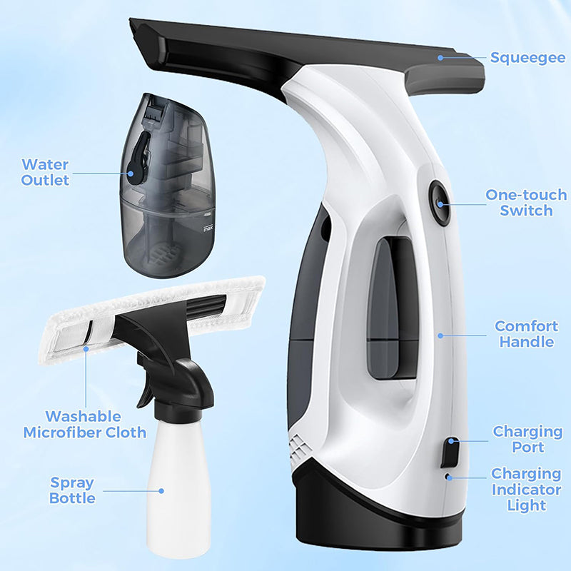 AquaGem | Powerful Cordless Window Cleaner with Efficient Suction 6