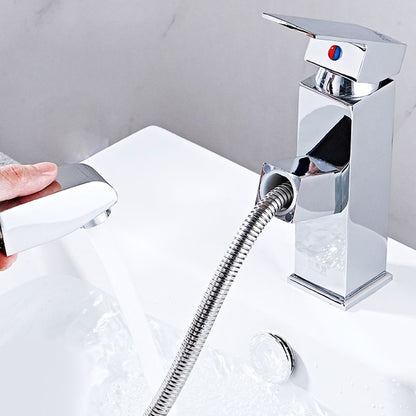 AquaGem | Stylish Modern Chrome Bathroom Mixer Tap for Elegant Sinks 7